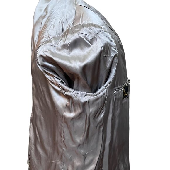 Brooks Brothers Wool Houndstooth Jacket Sports‎ Coat Blazer 41R Brown / Beige - Picture 4 of 10